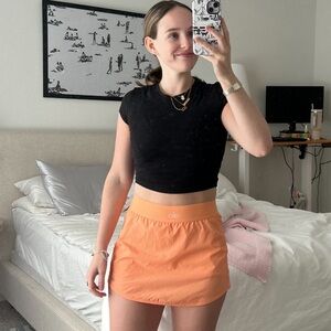 Orange Alo Tennis Skort Size XS
